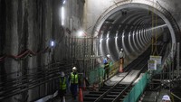 Terowongan MRT Bundaran HI-Kota Tersambung!