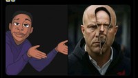 Meme Arne Slot ternyata Erik ten Hag yang menyamar. Foto: dok. Internet/X (Twitter)