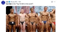 Van Dijk masih masuk jajaran bek terbaik dunia usai handball konyolnya? (Foto: X.com/@Lea_EFC)