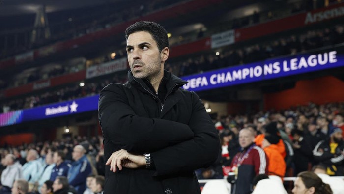 Soccer Football - UEFA Champions League - Arsenal v Bayern Munich - Emirates Stadium, London, Britain - November 26, 2025 Arsenal manager Mikel Arteta before the match Action Images via Reuters/Peter Cziborra