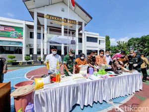 74 Ribu Barang Bukti Dimusnahkan Kejari Ponorogo, Didominasi Narkoba