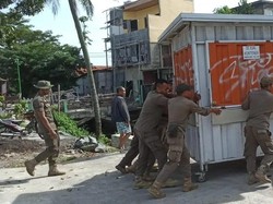 Pemkot Depok Lakukan Penertiban, 92 Bangunan Liar di Citayam Dibongkar