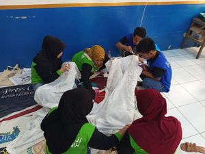 Warga Binaan Rutan Berau Buat Batik, Saat Bebas Bisa Punya Tabungan