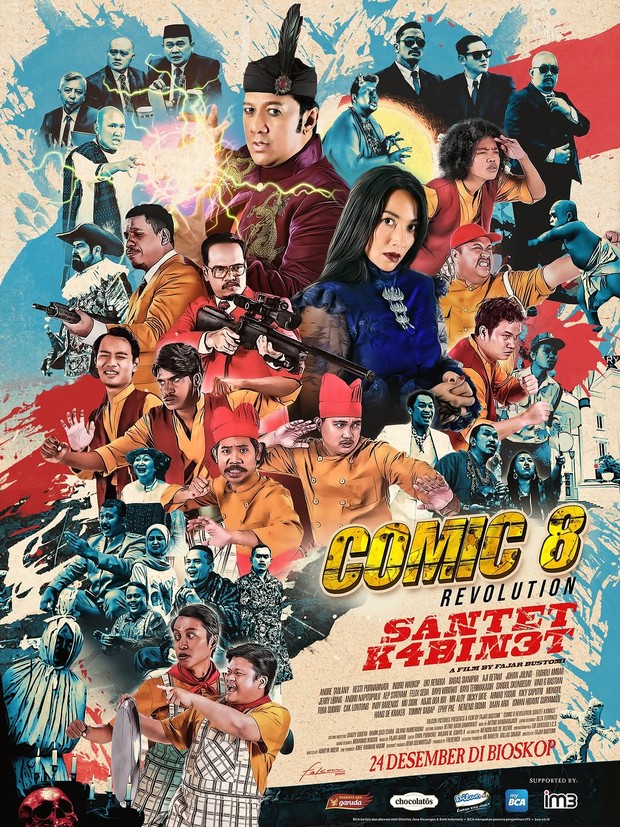 Film Indonesia terbaru Comic 8 Revolution: Santet Kabin3t/Foto: Falcon Pictures