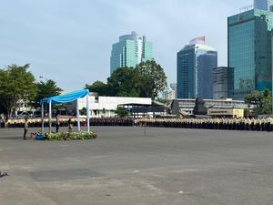 Kapolda Metro Pimpin Apel Satpam, Ajak Jaga Jakarta Jelang Natal-Tahun Baru