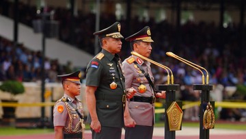 Kapolri-Panglima Pimpin Wisuda Prabhatar Taruna Akademi TNI-Akpol 2025 di Magelang