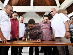 Yandri Puji BUMDes Gentha Persada Sukses Buka Lapangan Kerja dan Pasar Tani