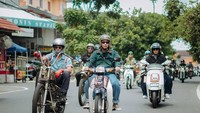Cara komunitas roda dua klasik nikmatin Akhir pekan, riding ke IMHAX 2025!