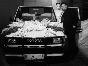 Kijang Pick Up Jadi Kado Nikah Evan Pratama ke Nadia Purwoko