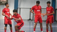 Sebanyak 20 pemain dipanggil untuk mengikuti program persiapan menjelang SEA Games 2025 yang akan berlangsung di Thailand pada 9–20 Desember 2025. ANTARA FOTO/FAUZAN