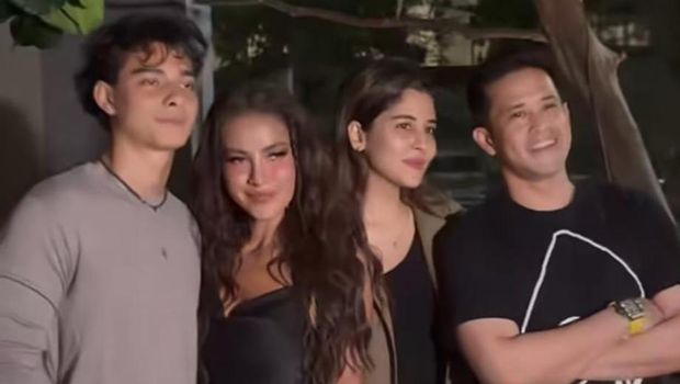 Reaksi Aufar Hutapea Saat Foto Bareng Pacar Berondong Olla Ramlan