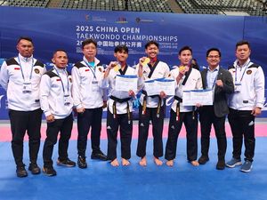 Tim Taekwondo RI Sabet Emas di China, Jadi Modal ke SEA Games Thailand