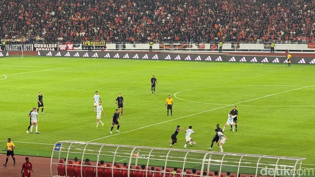 6 data-fakta Persija Jakarta vs PSIM Yogyakarta. (Foto: detikcom/Lucas Aditya)