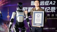 Robot China Jalan Kaki 100 Km Non-stop, Pecahkan Rekor Dunia