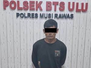 Residivis-Buronan Pencuri Sawit Bersajam di Musi Rawas Ditangkap