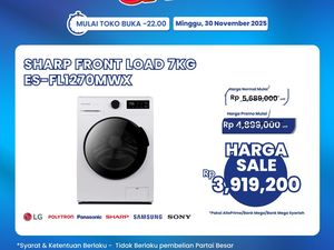 Mesin Cuci Sharp Front Load Didiskon di Transmart Full Day Sale!