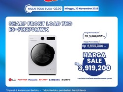 Mesin Cuci Sharp Front Load Didiskon di Transmart Full Day Sale!
