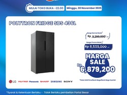 Kulkas 436L Harga Hemat di Transmart Full Day Sale!