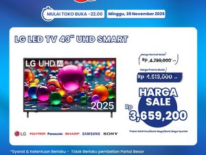 Smart TV 43 Diskon Gede di Transmart Full Day Sale