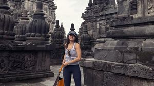 Liburan Acha Septriasa di Yogyakarta