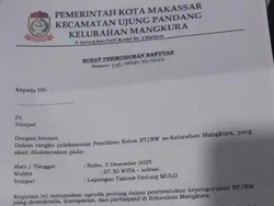 Lurah di Makassar Minta Bantuan Konsumsi ke Pengusaha Jelang Pemilihan RT/RW