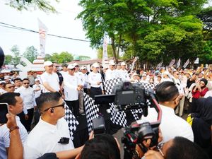 Kapolri Hadiri Acara Kick Off Hari Pers Nasional 2026 di Alun-alun Serang