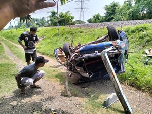 Tragedi Ayah, Ibu-2 Anak Tewas Tertabrak KA, Begini Tanggapan KAI