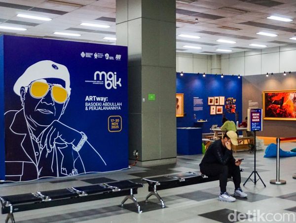 Seni Basoeki Abdullah Kini Bisa Dinikmati di MRT Fatmawati