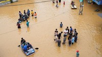 Warga Sri Lanka Terjebak Banjir, Malwana Lumpuh Usai Hujan Deras
