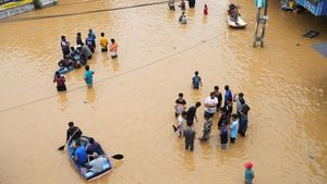 Warga Sri Lanka Terjebak Banjir, Malwana Lumpuh Usai Hujan Deras