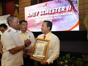 Satreskoba Polresta Malang Kota Raih 4 Penghargaan dari Polda Jatim