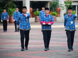 Kemensos Gelar HUT ke-54 Korpri, Tekankan Kesiapsiagaan ASN Hadapi Bencana