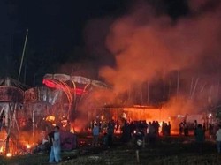 Wahana Bermain di Parimo Dibakar Imbas Remaja Tewas Tersengat Listrik