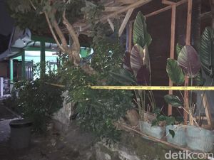 TKP Pria Tewas Dibunuh di Wirobrajan Digaris Polisi, Ada Banyak Ceceran Darah