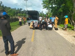 Polisi Rote Ndao Tewas Tabrak Kambing di Jalan