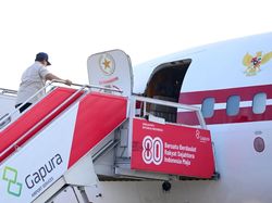 Bertolak ke Sumut, Prabowo Tinjau Lokasi Terdampak Banjir-Longsor