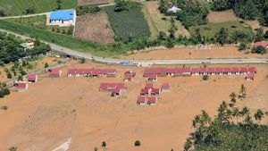 Foto Udara Dampak Banjir Bandang di Padang Pariaman