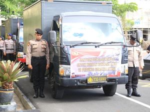 Polda Bengkulu Luncurkan Bantuan Logistik untuk 3 Provinsi Terdampak Bencana