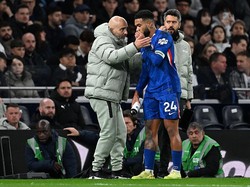 Thank you mister, tulis sang kapten Reece James (Chelsea FC via Getty Images/Darren Walsh)