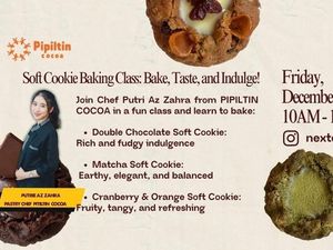 Momen Manis untuk Isi Liburan Akhir Tahun Bikin Soft-Cookie Bareng Chef Pipiltin!