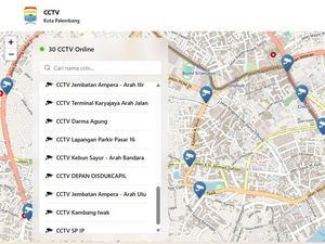Cara Cek CCTV Kota Palembang Lengkap Titik Lokasi dan Fungsinya