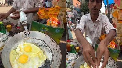 Jajanan Unik di India Nih! Ada Telur Campur Bola-Bola Susu Goreng