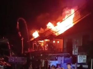 Rumah Dua Lantai Hangus Terbakar di Gitgit, Kerugian Capai Rp 500 Juta