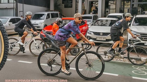 Weekend anti bosan, Sorride gowes bareng keliling Jakarta