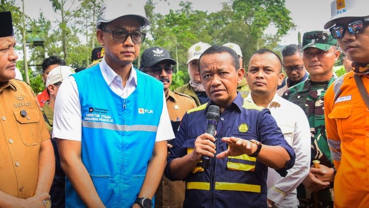 Bahlil Jamin Pemulihan Listrik Cepat di Daerah Terdampak Bencana