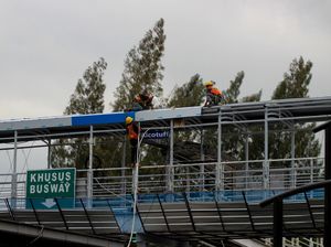 Revitalisasi JPO Otista Dikebut, Target Rampung 15 Desember 2025