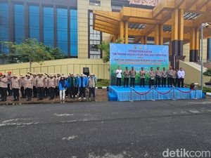 Polda Riau Lepas 42 Psikolog untuk Trauma Healing Korban Bencana Agam