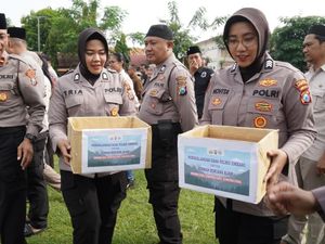 Polisi Jombang Galang Dana Bantu Korban Bencana di Sumatera-Aceh