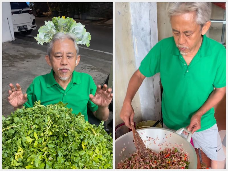 Potret Kenangan Epy Kusnandar Saat Semangat Jualan Jukut Goreng Potret Kenangan Epy Kusnandar Saat Semangat Jualan Jukut Goreng