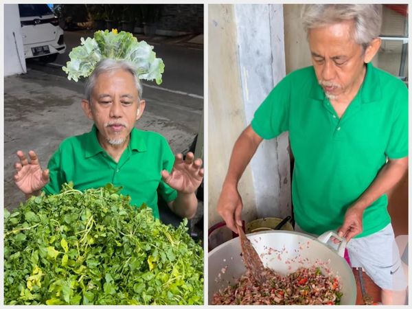 Potret Kenangan Epy Kusnandar Saat Semangat Jualan Jukut Goreng